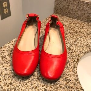 Everlane Day Heel in Bright Red